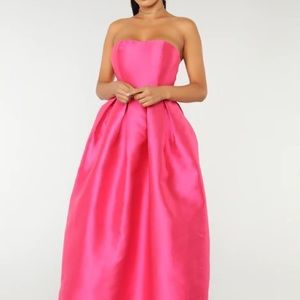 Fuchsia / Hot Pink Ball Gown